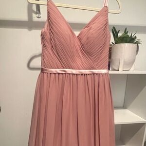 Dusty Rose JJ's House Chiffon Bridesmaid Dress